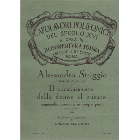 Striggio - Il Cicalamento delle Donne al Bucato per coro Misto