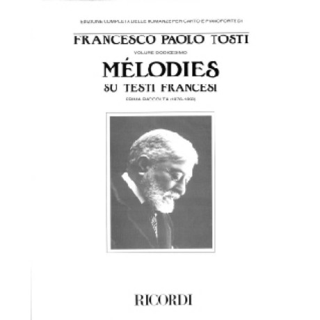 Tosti - Romanze Vol.12 per Canto e Piano