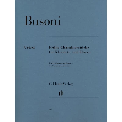 Busoni - Pezzi caratteristici giovanili per clarinetto e pianoforte