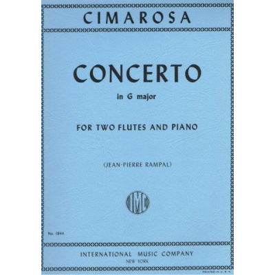 Cimarosa - Concerto in Sol Maggiore 2 Flauti e Piano