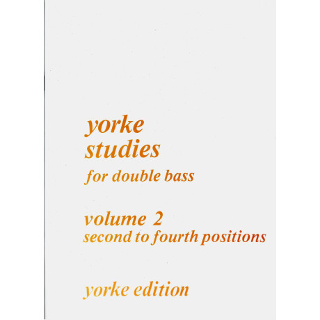 Yorke - Studies for Double Bass  Vol.2