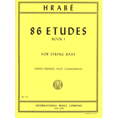 Hrabe - 86 Studi Vol.1 per Contrabasso