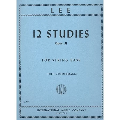 Lee - 12 Studi Op.21 per Contrabasso