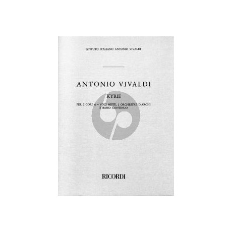 Vivaldi - Kyrie  RV 587  per 2 Cori a 4 voci Miste e Organo