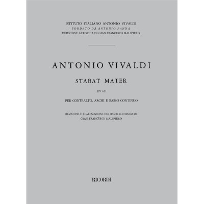 Vivaldi - Stabat Mater RV 621 Partitura