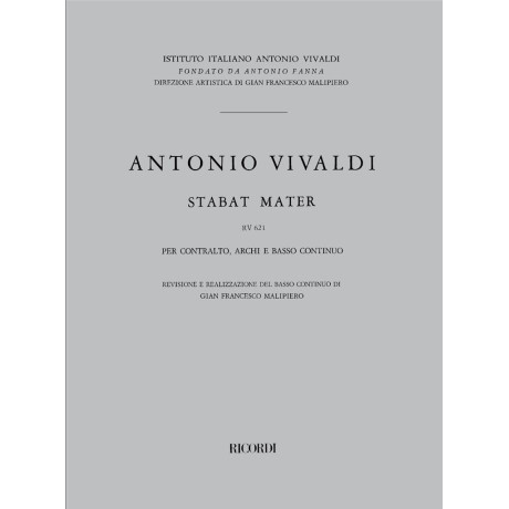 Vivaldi - Stabat Mater RV 621 Partitura