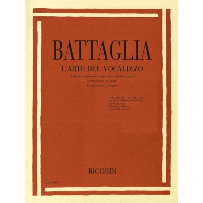 Battaglia - L'Arte del Vocalizzo Vol.Unico con CD