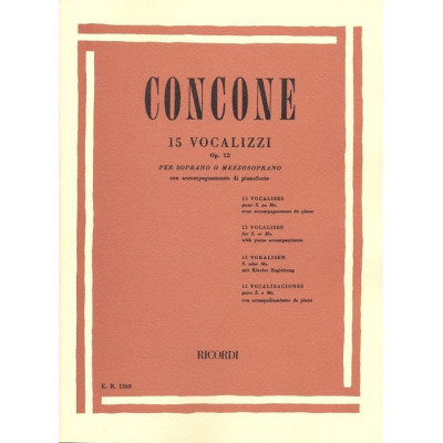 Concone - 15 Vocalizzi Op.12