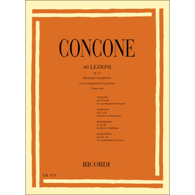 Concone - 40 Lezioni OP.17