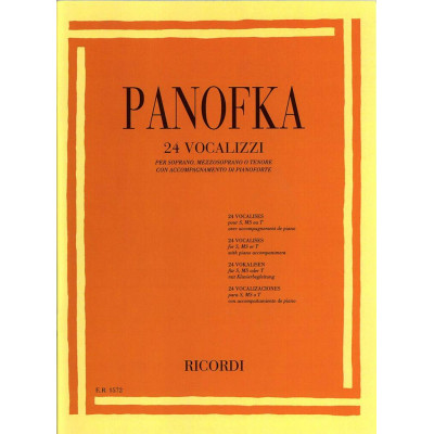 Panofka - 24 Vocalizzi Op.81