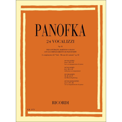 Panofka - 24 Vocalizzi Op.81