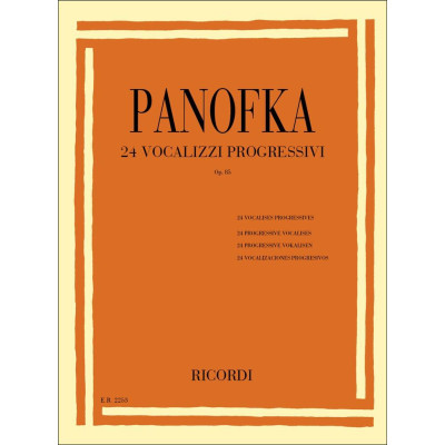 Panofka - 24 Vocalizzi Progressivi Op.85