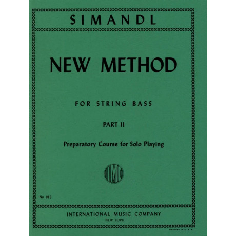 Simandl - New Method for String Bass Vol.2