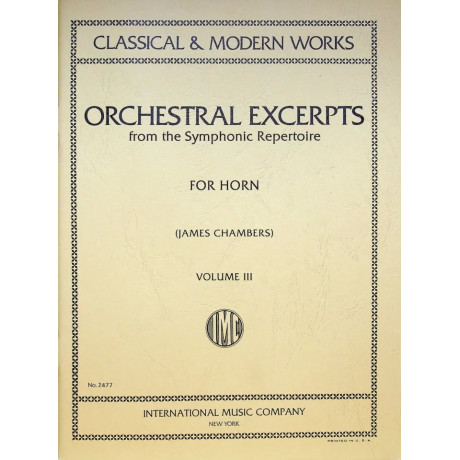 copy of Orchestral Excerpts for Horn Vol.1