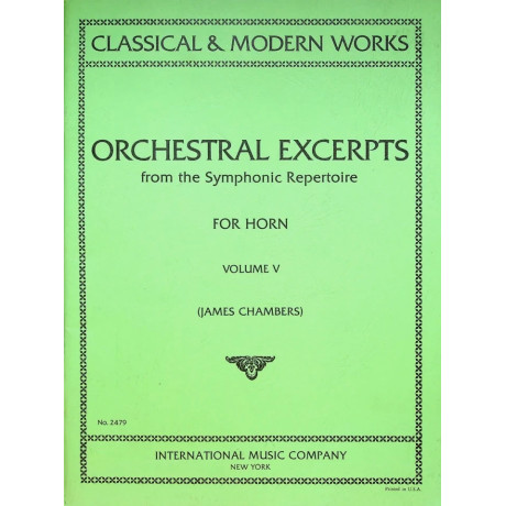 copy of Orchestral Excerpts for Horn Vol.1