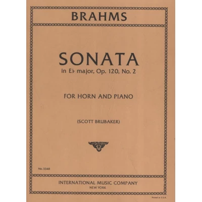 Brahms - Sonata in Mib Maggiore Op.120 n.2 per Corno e Piano