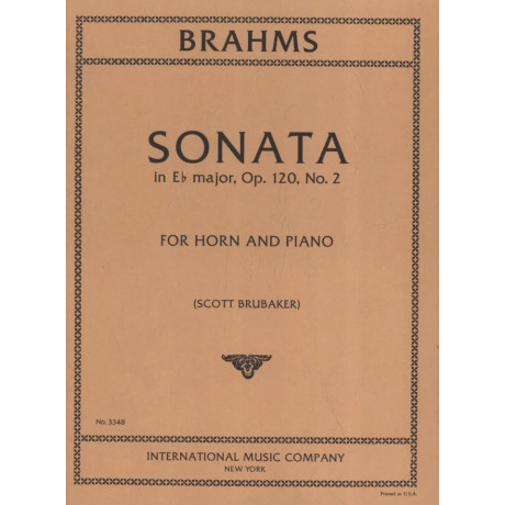 Brahms - Sonata in Mib Maggiore Op.120 n.2 per Corno e Piano