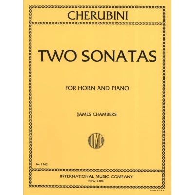 Cherubini - 2 Sonate per Corno e Piano