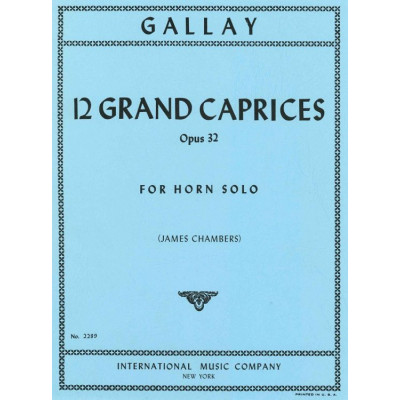 Gallay - 12 Grandi Capricci Op.32 per Corno Solo