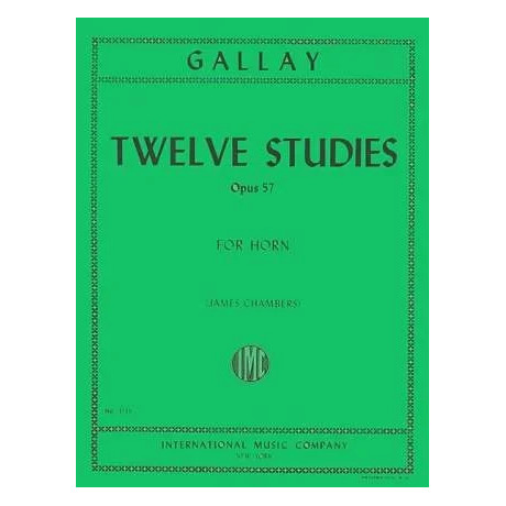 Gallay - 12 Studi Op.57 per il Secondo Corno