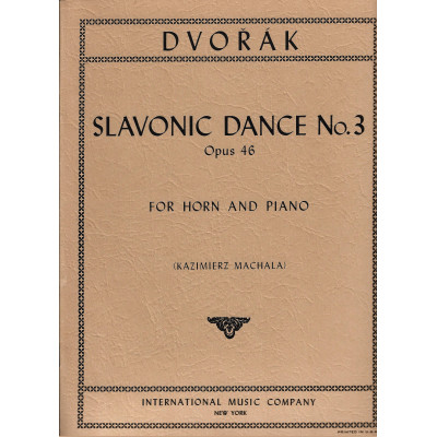 Dvorak - Danza Slava N.3 Op.46 per Corno e Piano