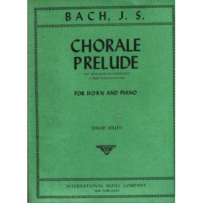 Bach - Chorale Prelude per Corno e Piano