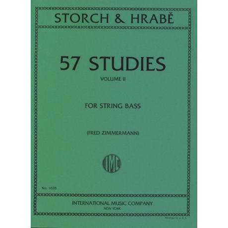 Storch-Hrabe - 57 Studies  for String Bass Vol.2