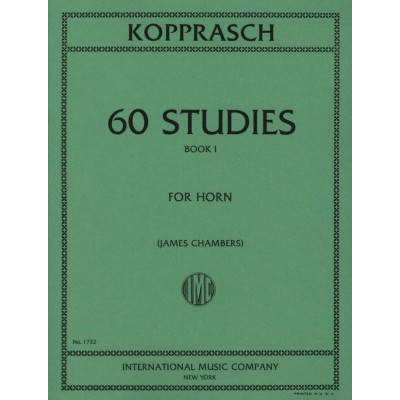 Kopprasch - 60 Studi Vol. 1 per Corno