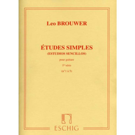 Brouwer - Studi Semplici 1° Serie per Chitarra