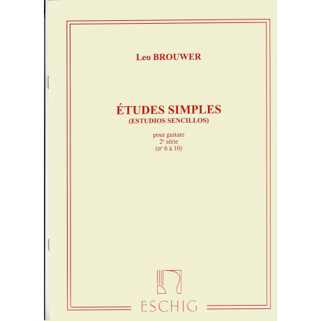 Brouwer - Studi Semplici 2° Serie per Chitarra