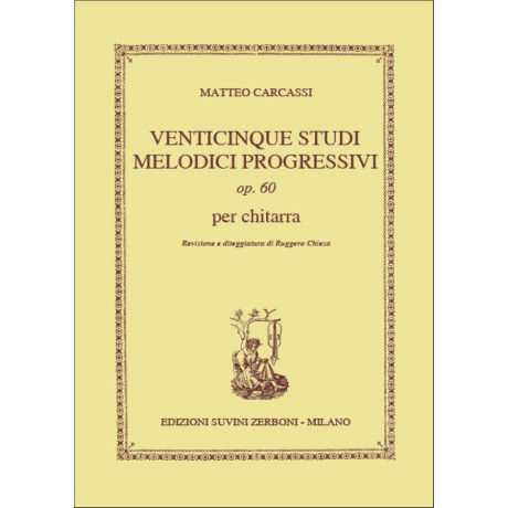 Carcassi - 25 Studi Melodici e Progressivi Op.60 per Chitarra