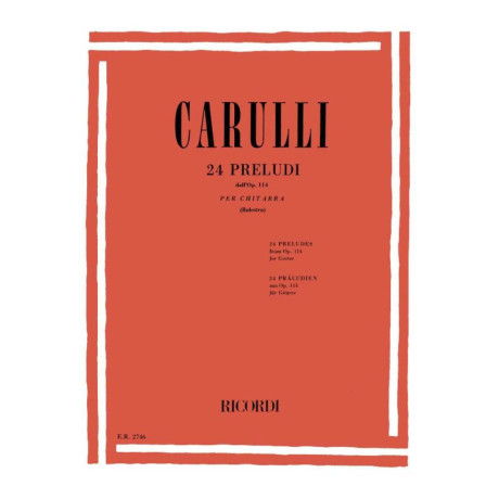 Carulli - 24 Preludi Op.114 per Chitarra