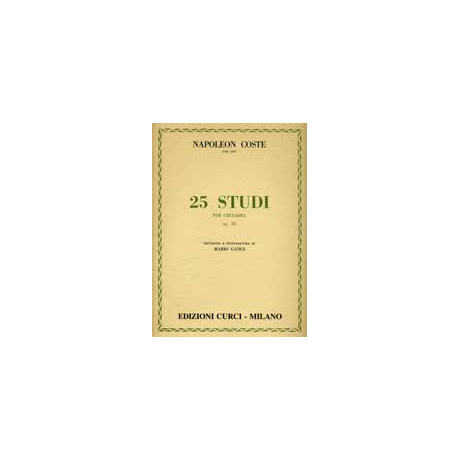 Coste - 25 Studi Op.38 per Chitarra