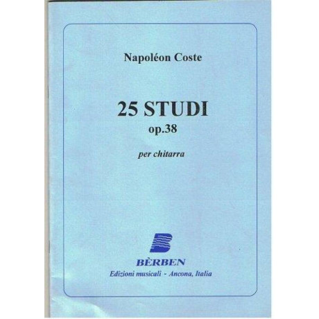 Coste - 25 Studi Op.38 per Chitarra