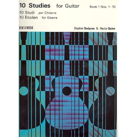 Dodgson-Quine - 10 Studi Vol.1 per Chitarra