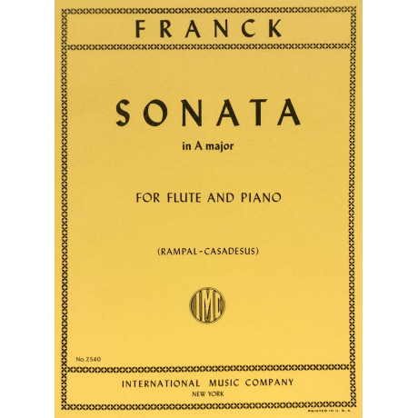 Franck - Sonata in La Maggiore Per Flauto e Piano