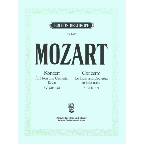 Mozart - Concerto in Mib Maggiore KV 370b+371  per Corno e Piano