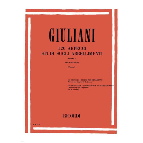 Giuliani - Studi per Chitarra Op.1 120 Arpeggi