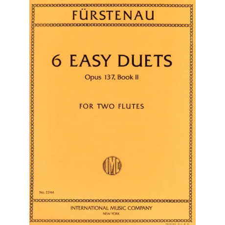 copy of Furstenau 6 Duetti Facili Op.137 Per 2 Flauti Vol.1