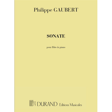 Gaubert Sonata Per Flauto e Piano