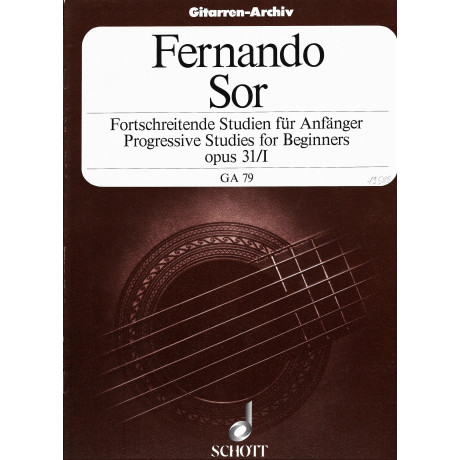 Sor - 12 Studi Progressivi Op.31/1 per Chitarra