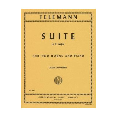 Telemann - Suite in Fa Maggiore per 2 Corni e Piano