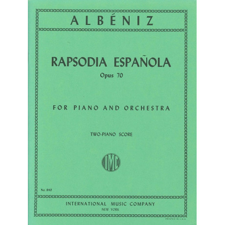 Albeniz - Rapsodia Spagnola Op.70 per 2 Pianoforti