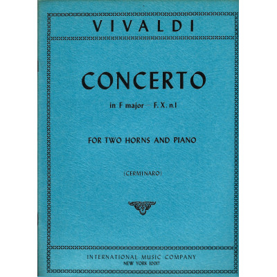 Vivaldi - Concerto in Fa Maggiore F.X, n.1 per 2 Corni e Piano