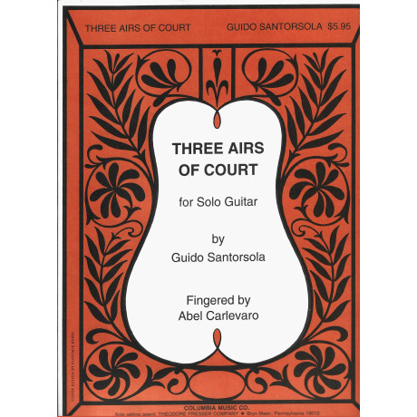 Santorsola - 3 Arie di Corte per Chitarra