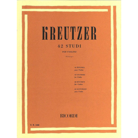 Kreutzer - 42 Studi per Violino