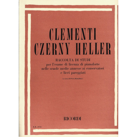 Clementi-Czerny-Heller - Raccolta di Studi
