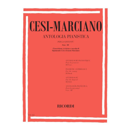 Cesi-Marciano - Antologia Pianistica Vo.3