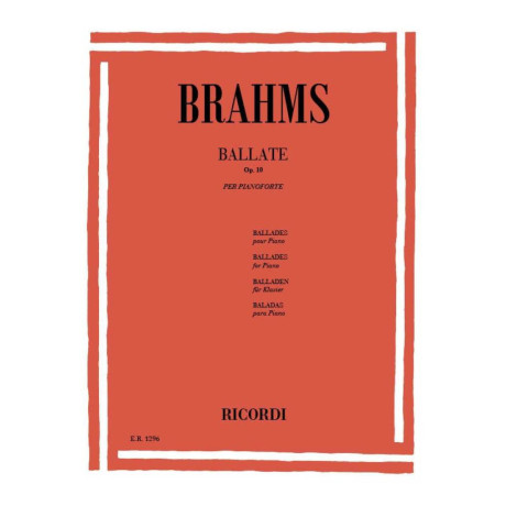 Brahms - 4 Ballate Op.10 per Pianoforte