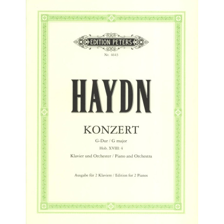 Haydn - Concerto in Sol Maggiore Hob.XVIII:4 per 2 Pianoforti